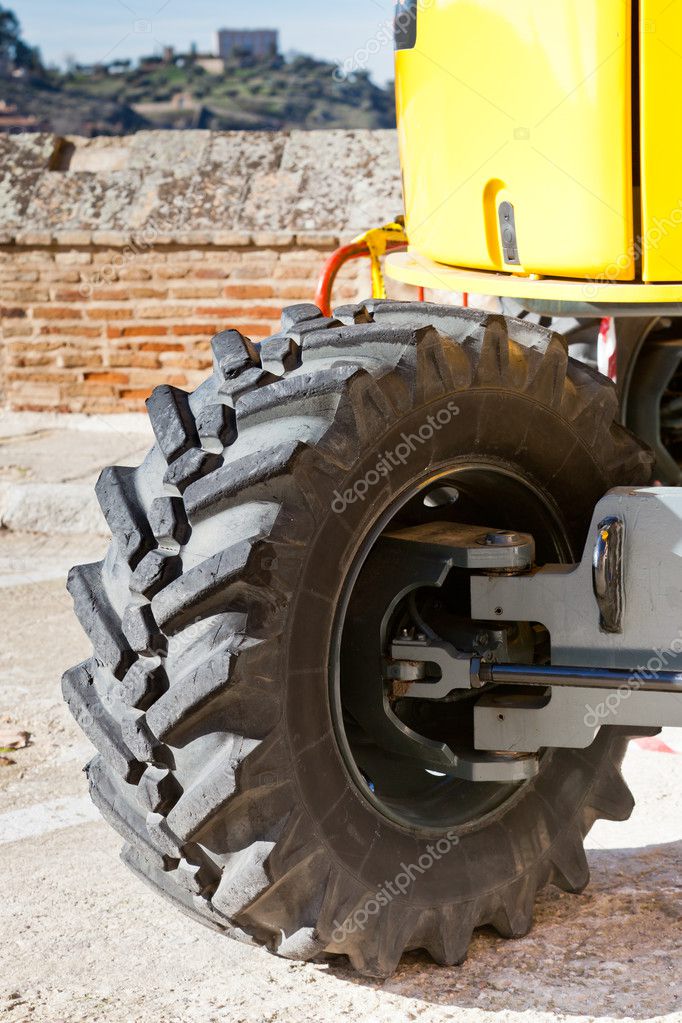 How to put liquid ballast in tractor tires