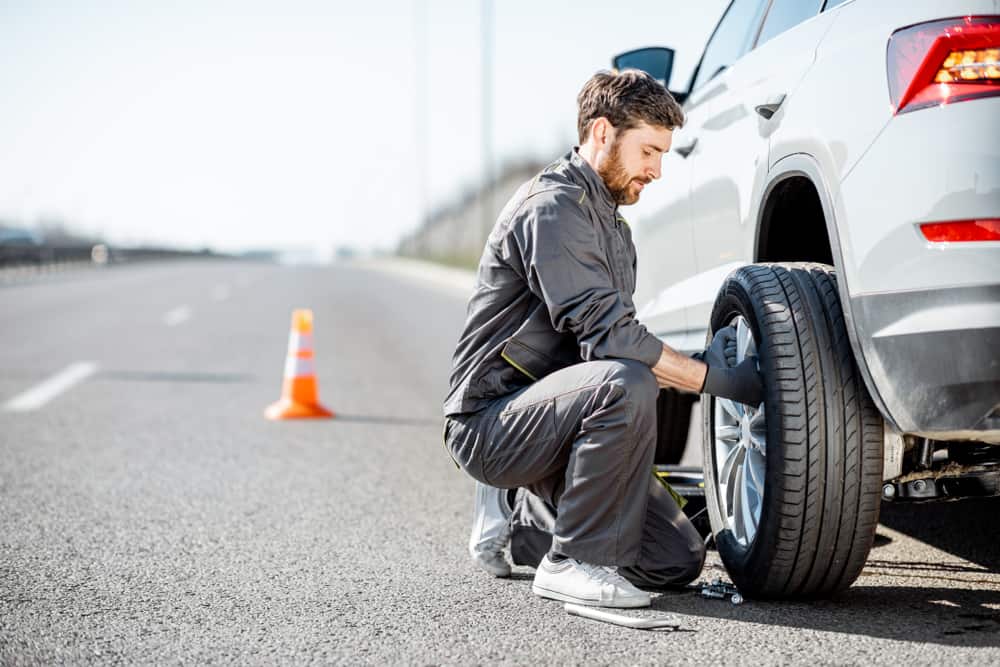 Side tire repair
