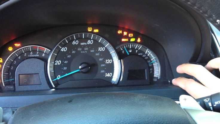 How to reset the tire pressure light on a toyota rav4